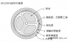 BPYJVPP2变频器电缆结构示意图